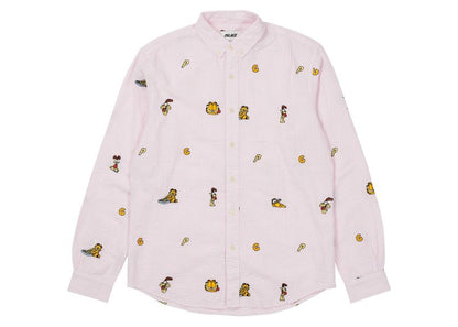 Palace Garfield Boojie Shirt Pink/White