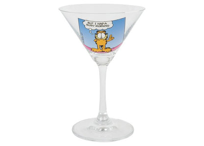 Palace Garfield Martini Glass Clear/Blue