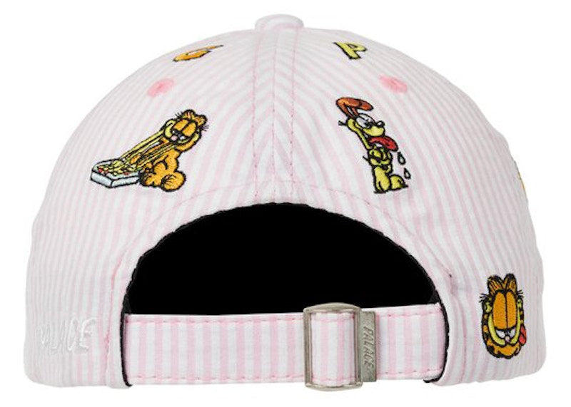 Palace Garfield P 6-Panel Pink/White