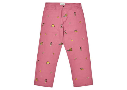 Palace Garfield Work Pant Pink