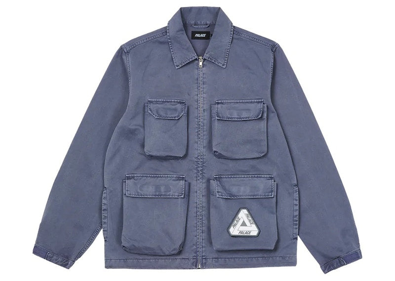 Palace Garment Dyed Jacket Grey