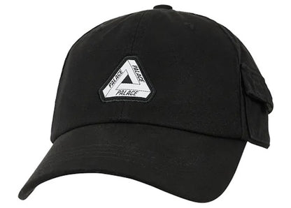 Palace Garment Dyed Tri-Ferg Patch 6-Panel Black