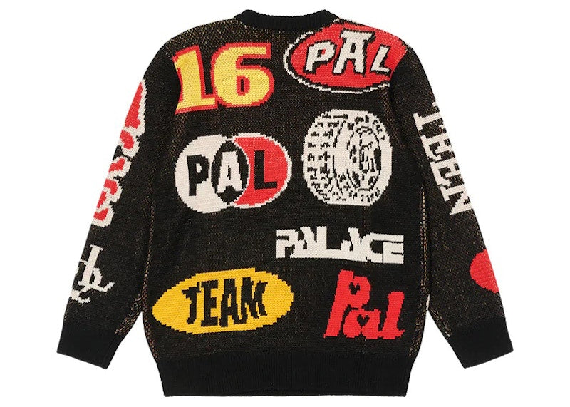 Palace Gassed Knit Black