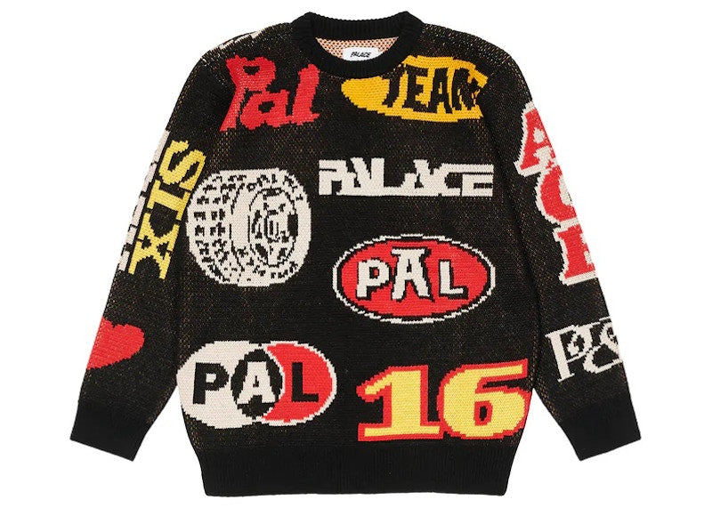 Palace Gassed Knit Black