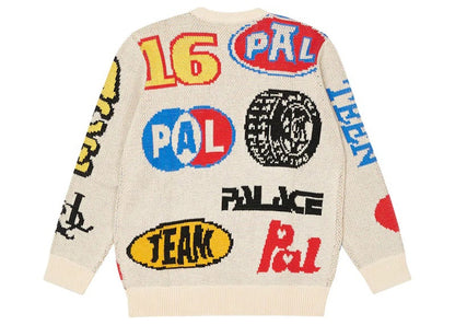 Palace Gassed Knit Ecru