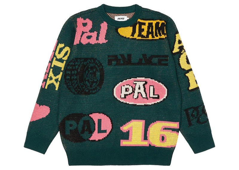 Palace Gassed Knit Green