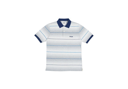Palace Ghost Stripe Polo White