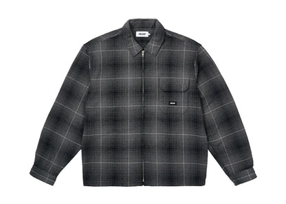 Palace Ghost Zip Shirt Black