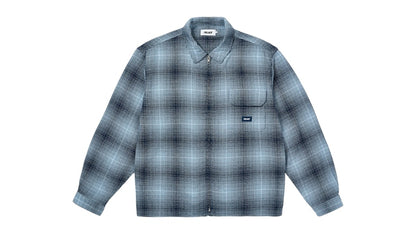 Palace Ghost Zip Shirt Navy