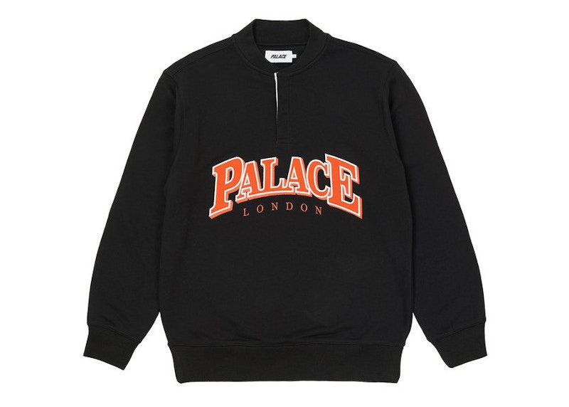 Palace Giant Button Up Crew Black