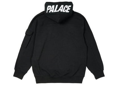 Palace Giant Woven Label Hood Black
