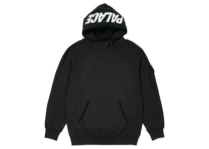 Palace Giant Woven Label Hood Black