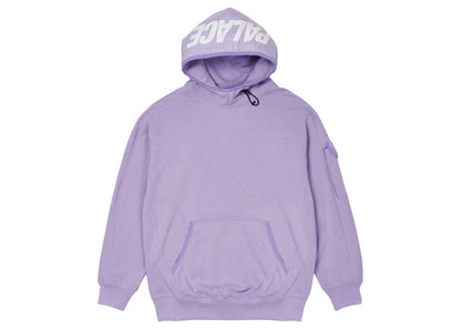 Palace Giant Woven Label Hood Lilac