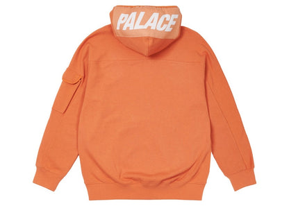 Palace Giant Woven Label Hood Orange