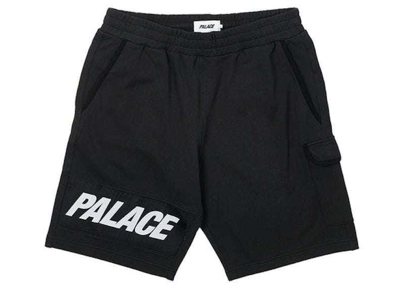 Palace Giant Woven Label Shorts Black