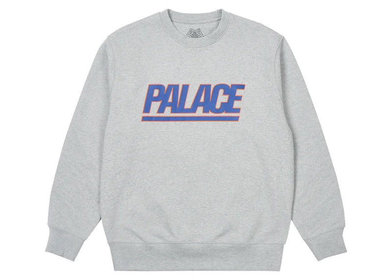 Palace Gigantic Crew Grey Marl
