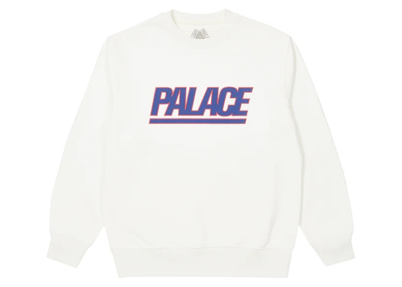 Palace Gigantic Crew White