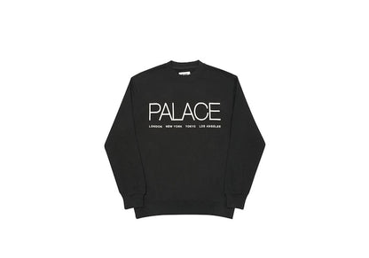 Palace Globaller Crew Black