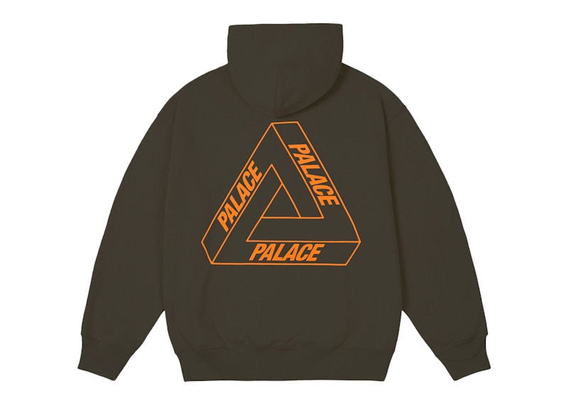 Palace Glow Tri-Ferg Hood Stoney Grey