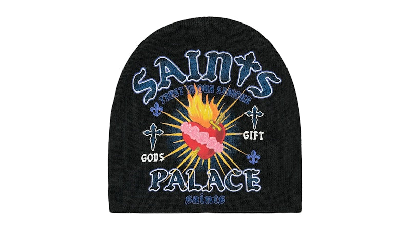 Palace Gods Gift Nein Cuff Beanie Black