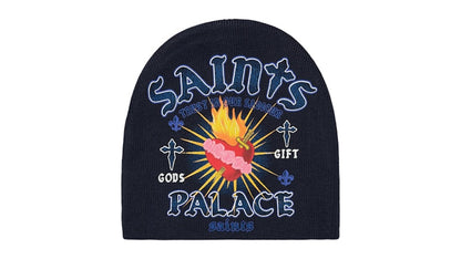 Palace Gods Gift Nein Cuff Beanie Navy