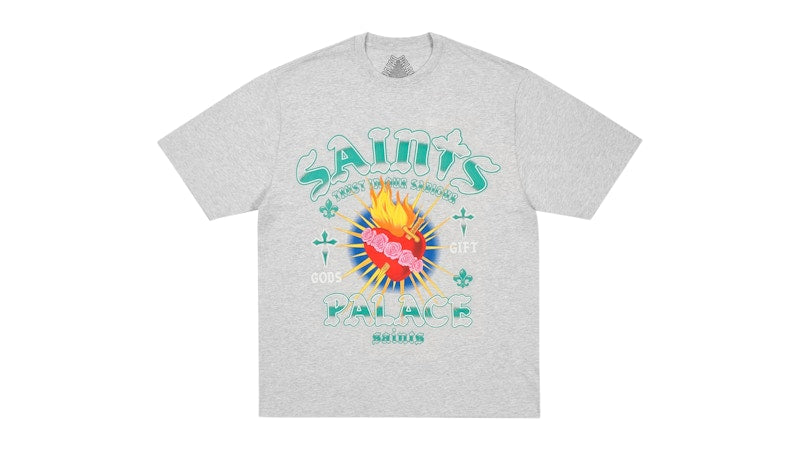 Palace Gods Gift T-Shirt Grey Marl