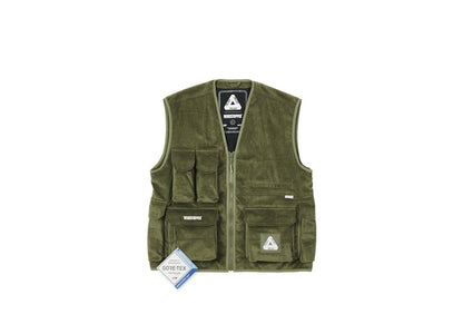 Palace Gore-Tex Infinium Corduroy Vest Green
