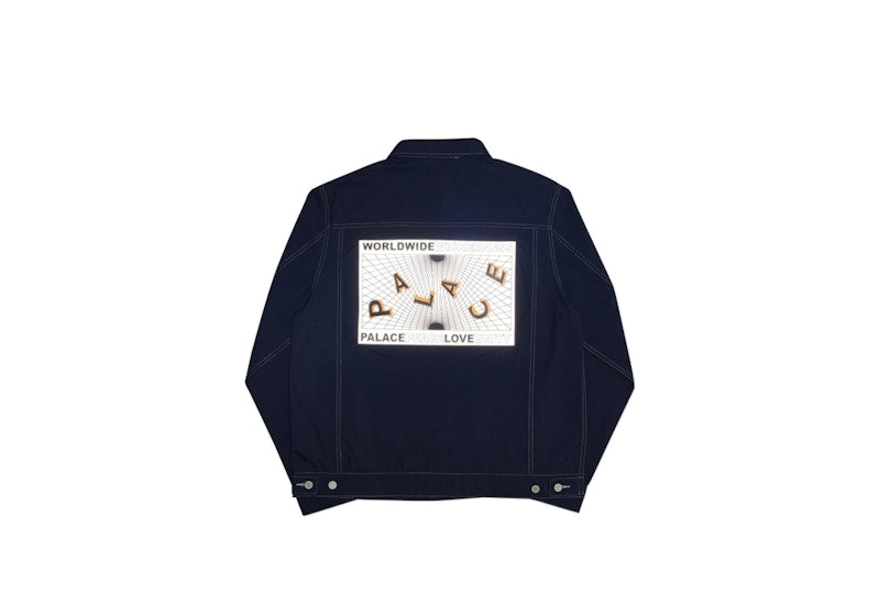 Palace Griddle Shell Jacket Navy