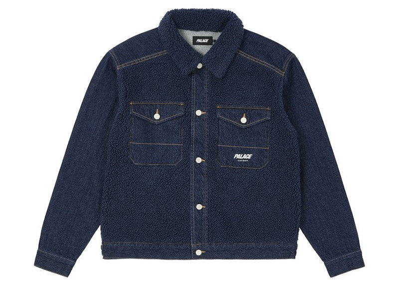 Palace Grizzly Denim Jacket Indigo