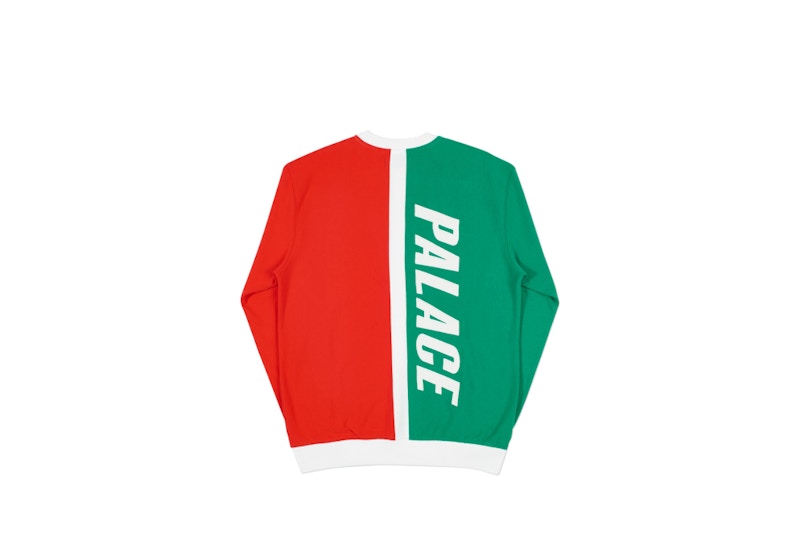 Palace Gtx Splitter Crew Green/White/Red