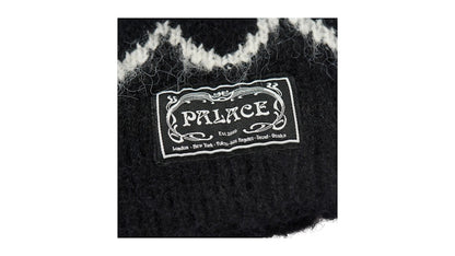 Palace Hairy Heart Knit Black