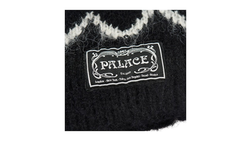 Palace Hairy Heart Knit Black