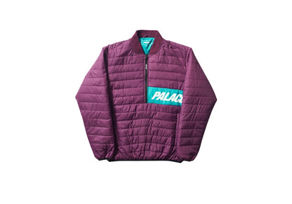 Palace Half Zip Packer Blackberry/Teal