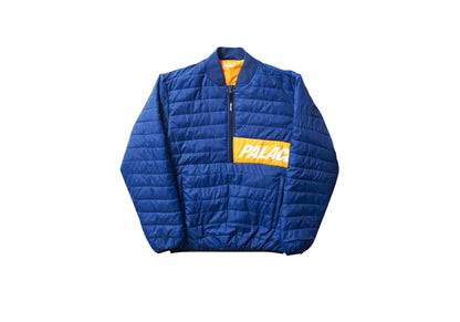 Palace Half Zip Packer Blue/Orange