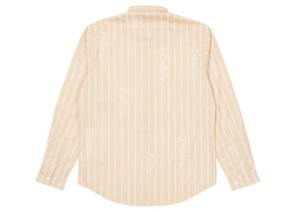 Palace Hand Stripe Shirt Tan