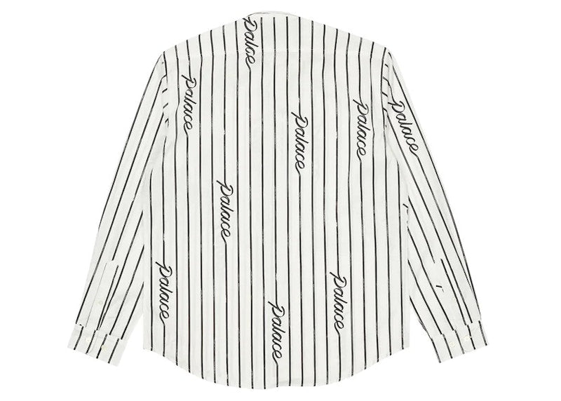 Palace Hand Stripe Shirt White