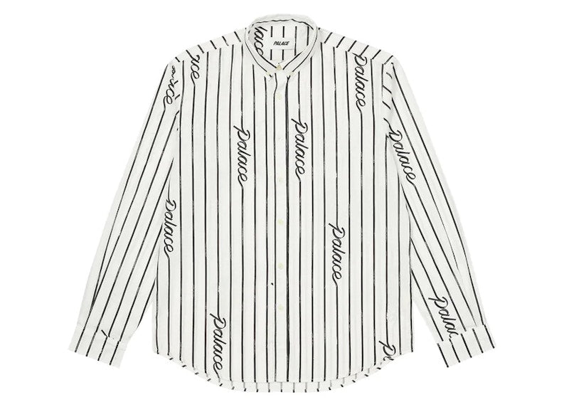 Palace Hand Stripe Shirt White