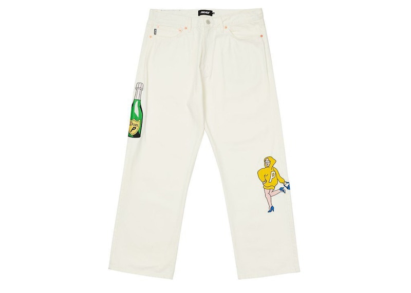 Palace Handbag Baggies Jean White