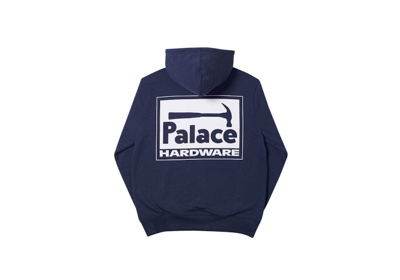 Palace Hardware Zip Hood Navy