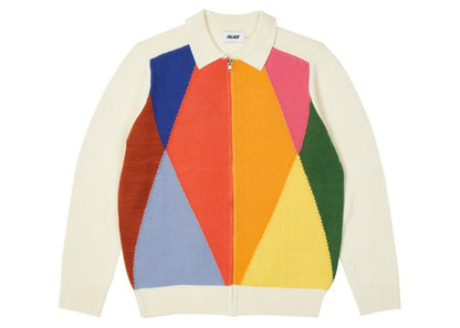 Palace Harlequin Knit White