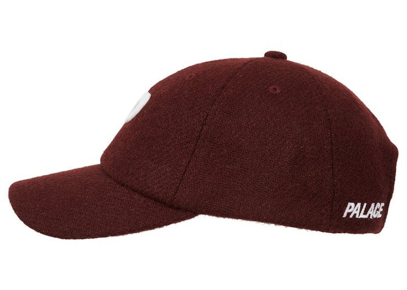 Palace Harris Tweed 6-Panel Maroon