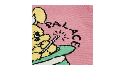 Palace Hat Trick Knit Pink