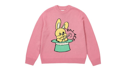 Palace Hat Trick Knit Pink