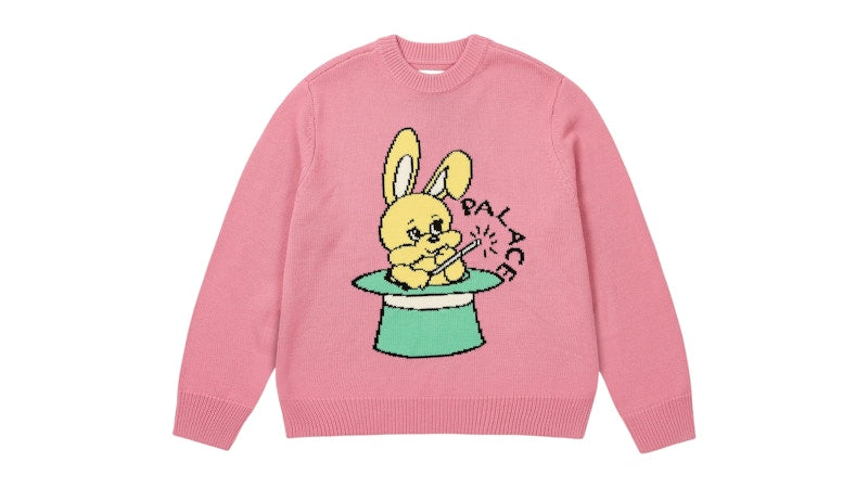 Palace Hat Trick Knit Pink