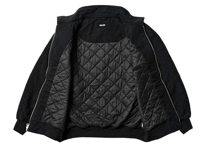 Palace Heavy Canvas Bomber Jacket Black