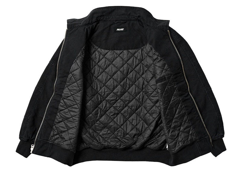 Palace Heavy Canvas Bomber Jacket Black