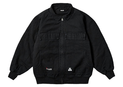 Palace Heavy Canvas Bomber Jacket Black