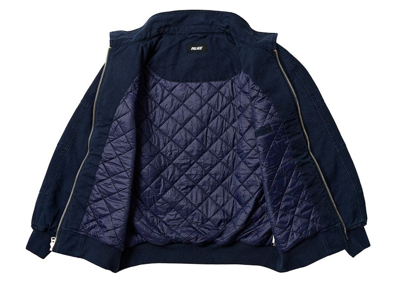 Palace Heavy Canvas Bomber Jacket Navy