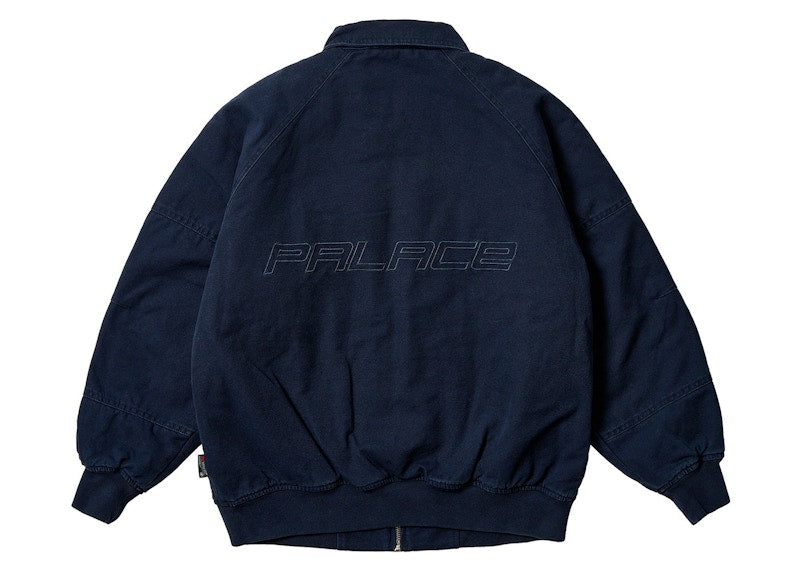 Palace Heavy Canvas Bomber Jacket Navy