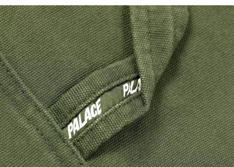 Palace Heavy Canvas Work Pant Deep Green
